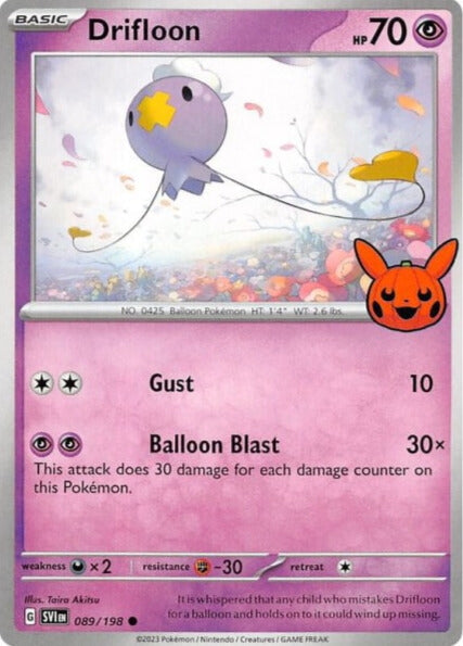 Scarlet & Violet Drifloon #89/198 Trick or Trade